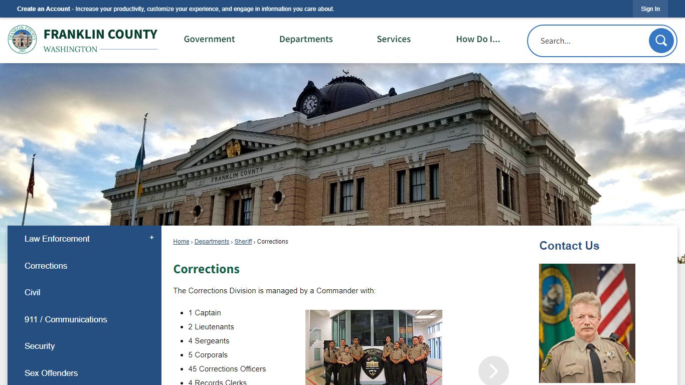 Franklin County Sheriff - Corrections